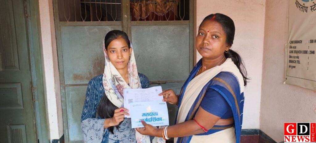 घर-घर किया जा रहा है मतदाता पर्ची - मतदाता मार्ग दर्शिका का वितरण 7 img 20241108 wa00402857673052263740291