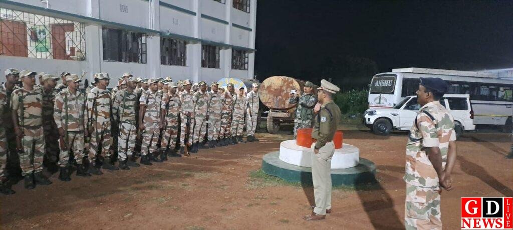 चुनाव ड्यूटी के लिए तैनात जवानों का स्वागत, पुलिस अधीक्षक प्रभात कुमार ने दिया संबोधन। 7 img 20241116 wa00031266186007654327957