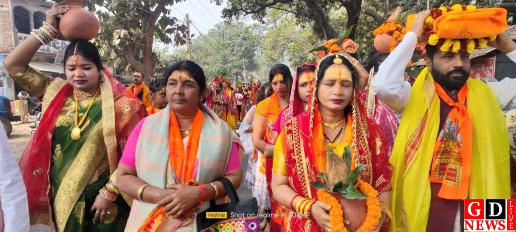 श्री राम कथा मानस का नौ दिवसीय पाठ कलश यात्रा के साथ शुरू। 14 img 20250113 wa00265941969725443259924