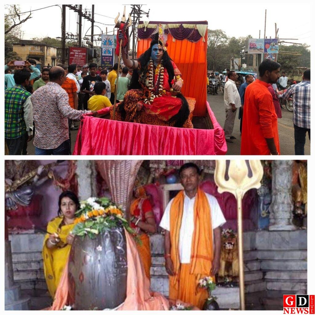 महाशिवरात्रि पर भव्य शिव बारात निकाली गई, श्रद्धालुओं ने किया जलाभिषेक और रुद्राभिषेक। 9 20250226 1909436895734970680429898