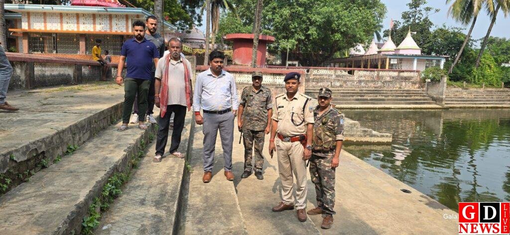 छठ घाटों पर सुरक्षा व्यवस्था की तैयारियों का लिया जायजा, अंचल अधिकारी ने कहा, श्रद्धालु करें शांतिपूर्वक पूजा, प्रशासन पूरी तरह अलर्ट। 14 img 20251025 wa00074667603810329636417