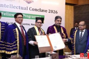 शिक्षा के क्षेत्र में किए गए उत्कृष्ट योगदान के लिए किड्स आइलैंड पब्लिक स्कूल के निदेशक/ प्राचार्य सर्वेश कुमार को डॉक्टरेट की उपाधि देकर सम्मानित किया गया 4 IMG 20260115 WA0095