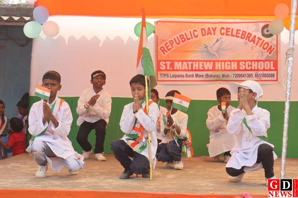 सेंट मैथ्यू स्कूल, ललपनिया में रंगारंग कार्यक्रम के साथ मनाया गया गणतंत्र दिवस 17 img 92425586127949381687506