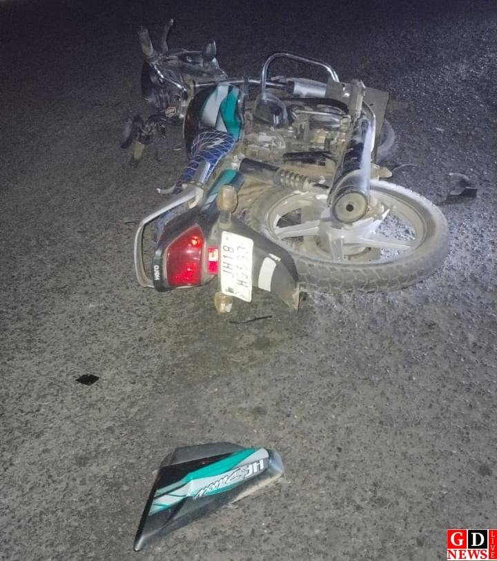 आईटीआई कॉलेज के पास अज्ञात वाहन की टक्कर से युवक की मौत