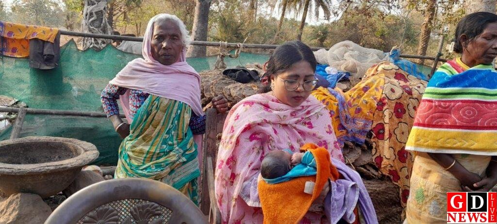 तीन दिन के मासूम को छोड़ गई मां, शोक में डूबे परिवार से मिलने पहुंचीं उपासना मरांडी। 8 img 20260218 wa00403021476258156318066