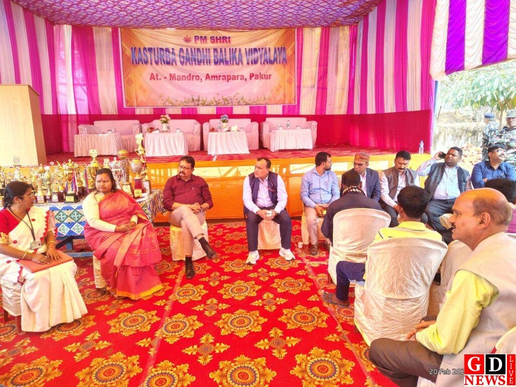 पीएम श्री कस्तूरबा गांधी बालिका विद्यालय का उच्चस्तरीय निरीक्षण, छात्राओं से सीधा संवाद। 7 img 20260220 wa00593315128709280798262