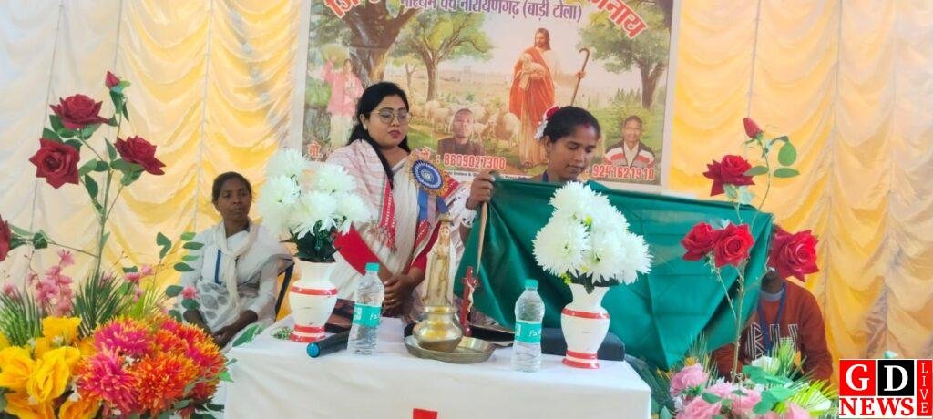 उपासना मरांडी ने मरियम चर्च नारायणगढ़ में होली लैंड माह की विशेष प्रार्थना सभा में की सहभागिता, दिया एकता और सद्भाव का संदेश। 8 img 20260227 wa0062293612637754959702