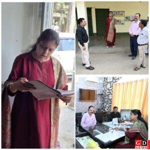 निरीक्षण में सख्त दिखीं डीसी, योजनाओं में तेजी और व्यवस्था सुधार के दिए निर्देश। 6 IMG 20260425 191805