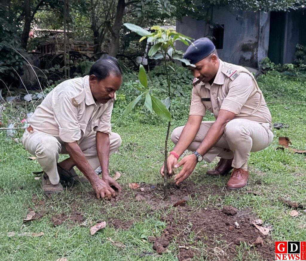 विश्व पर्यावरण दिवस पर पुलिस लाइन व थाने में वृक्षारोपण, हरित पाकुड़ का लिया संकल्प। 7 img 20260605 wa00265630101973995250602