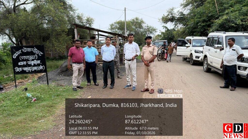 खनन चेक नाका का औचक निरीक्षण, जिला खनन टास्क फोर्स ने व्यवस्था परखी और दिए आवश्यक निर्देश। 8 img 20260711 wa00184381042693728774958