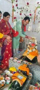 शिव भक्ति में लीन दिखे एसपी अनुदीप सिंह, सपरिवार किया रुद्राभिषेक 5 IMG 20260811 WA0044