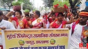 करमा महापर्व में दिखी समाज की एकजुटता, मांदर की थाप पर थिरके सांसद विजय हांसदा। 9 img 20260921 wa00166890215158569887346
