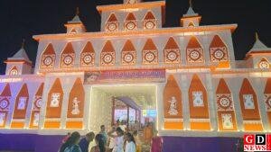 ललपनिया के D- टाइप में सज कर तैयार है माता का मनोरम पंडाल, 90 के दशक से होते आ रही है मां दुर्गा की पूजा 1 IMG 20261015 200725 1
